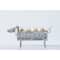Hello Honey® 19" Dog Shaped Decorative Metal Planter